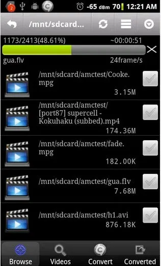 convert mkv to mp4 در اندروید
